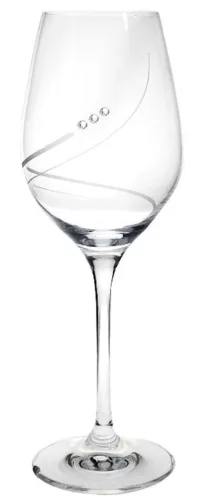 BOROSPOHÁR 4DB-OS KRISTÁLYBERAKÁSSAL DÍSZÍTETT 360ML