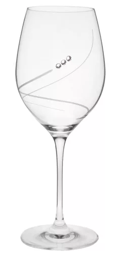 BOROSPOHÁR 4DB-OS KRISTÁLYBERAKÁSSAL DÍSZÍTETT 470ML