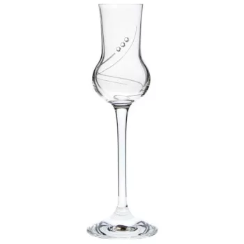 GRAPPÁSPOHÁR 6DB-OS KRISTÁLYBERAKÁSSAL DÍSZÍTETT 70ML