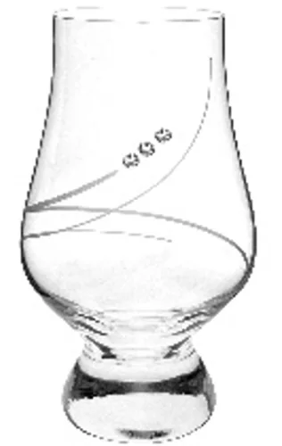 WHISKEY POHÁR 4DB-OS KRISTÁLYBERAKÁSSAL DÍSZÍTETT 160ML