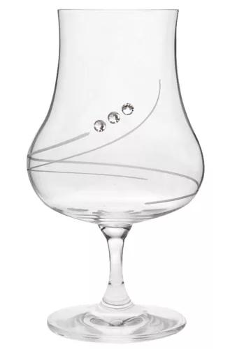 RUMOS POHÁR 4DB-OS KRISTÁLYBERAKÁSSAL DÍSZÍTETT 220ML