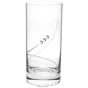 VIZESPOHÁR 4DB-OS KRISTÁLYBERAKÁSSAL DÍSZÍTETT 250ML