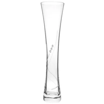 VÁZA KRISTÁLYBERAKÁSSAL DÍSZÍTETT 19,5CM