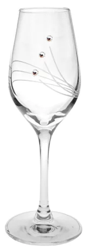 LIKŐRÖSPOHÁR 6DB-OS KRISTÁLYBERAKÁSSAL DÍSZÍTETT 75ML