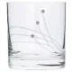WHISKEY POHÁR 6DB-OS KRISTÁLYBERAKÁSSAL DÍSZÍTETT 300ML