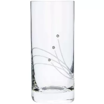 VIZESPOHÁR 6DB-OS KRISTÁLYBERAKÁSSAL DÍSZÍTETT 250ML