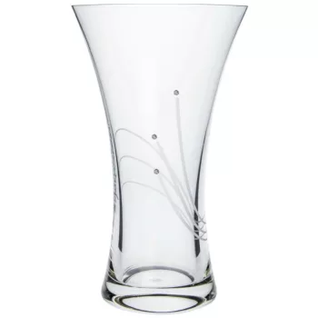 VÁZA KRISTÁLYBERAKÁSSAL DÍSZÍTETT 25CM
