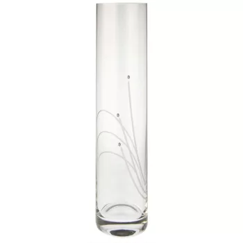 VÁZA KRISTÁLYBERAKÁSSAL DÍSZÍTETT 30CM