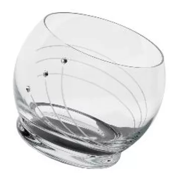 WHISKEY POHÁR 6DB-OS KRISTÁLYBERAKÁSSAL DÍSZÍTETT 360ML