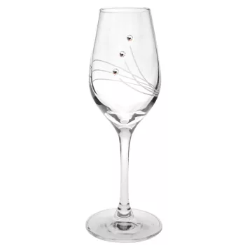 LIKŐRÖSPOHÁR 2DB-OS KRISTÁLYBERAKÁSSAL DÍSZÍTETT 75ML