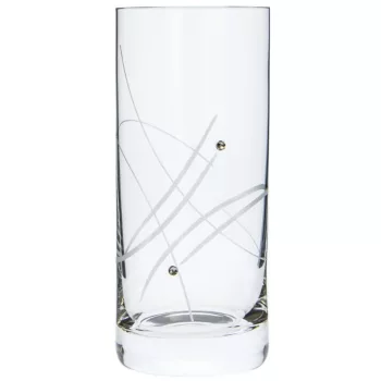 VIZESPOHÁR 6DB-OS KRISTÁLYBERAKÁSSAL DÍSZÍTETT 250ML