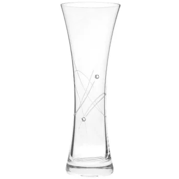 VÁZA KRISTÁLYBERAKÁSSAL DÍSZÍTETT 19,5CM