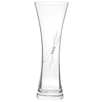 VÁZA KRISTÁLYBERAKÁSSAL DÍSZÍTETT 19,5CM