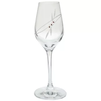 LIKŐRÖSPOHÁR 6DB-OS KRISTÁLYBERAKÁSSAL DÍSZÍTETT 75ML