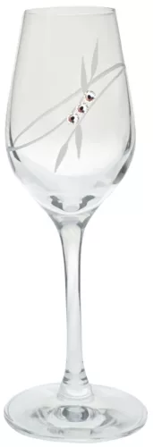 LIKŐRÖSPOHÁR 6DB-OS KRISTÁLYBERAKÁSSAL DÍSZÍTETT 75ML