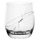 WHISKEY POHÁR "GLOBO" 6DB-OS KRISTÁLYBERAKÁSSAL DÍSZÍTETT 350ML