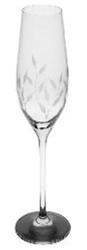 PEZSGŐSPOHÁR 6DB-OS, LEVÉL MINTÁS 210ML