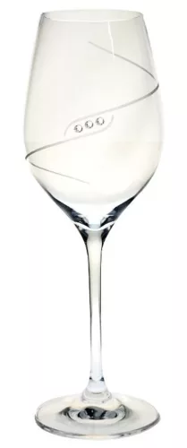 BOROSPOHÁR 2DB-OS KRISTÁLYBERAKÁSSAL DÍSZÍTETT, MINTÁS 360ML