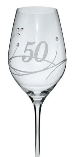 BOROSPOHÁR ÜNNEPI KRISTÁLYBERAKÁSSAL DÍSZÍTETT, "20" 360ML