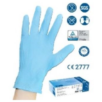   EGYSZER HASZNÁLATOS NITRIL KESZTYŰ(LATEX-ÉS PÚDERMENTES) 100DB/DB MÉRET: S 3.5G