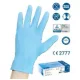 EGYSZER HASZNÁLATOS NITRIL KESZTYŰ(LATEX-ÉS PÚDERMENTES) 100DB/DB MÉRET: M 3.5G