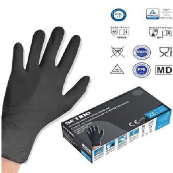   EGYSZER HASZNÁLATOS NITRIL KESZTYŰ(LATEX-ÉS PÚDERMENTES) 100DB/DB MÉRET: XL 3.5G