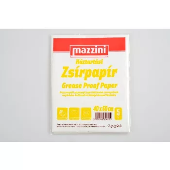 ZSÍRPAPÍR HÁZTARTÁSI  ÍVES 40X60CM