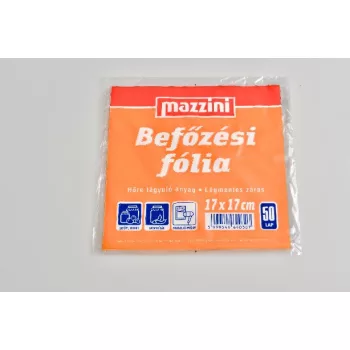 BEFŐZÉSI FÓLIA 17X17CM 50DB