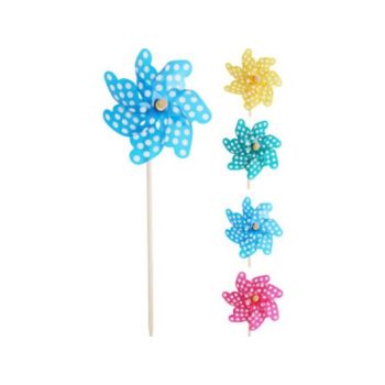 SZÉLFORGÓ PÖTTYÖS 30X74CM TÖBB FÉLE SZÍN