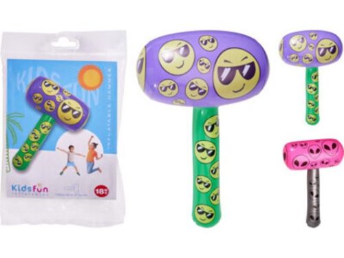 JÁTÉK KALAPÁCS FELFÚJHATÓS 45X31X13,5CM TÖBB FÉLE SZÍN