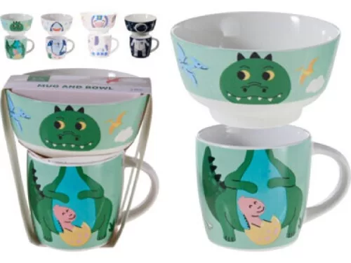 MŰZLISTÁL+BÖGRE SZETT PORC. 530ML/330ML 4F.