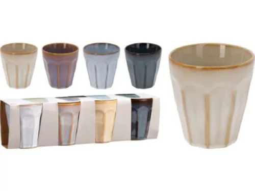 BÖGRE STONEWARE 250ML 4 DB-OS KÉSZLET
