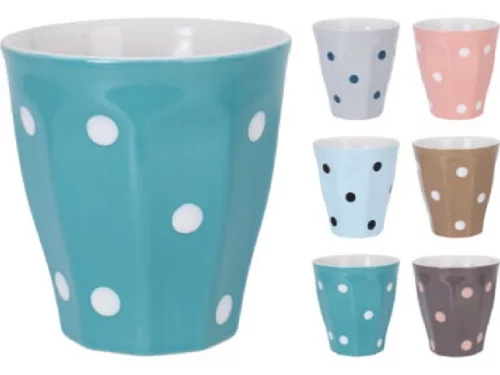 BÖGRE STONEWARE PÖTTYÖS 250ML 6F. SZÍN