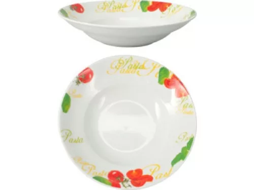 TÁNYÉR MÉLY PORCELÁN MINTÁS ÁTM.:27CM