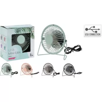 VENTILÁTOR MINI USB 135X110X150MM PP PENGÉVEL 4F.