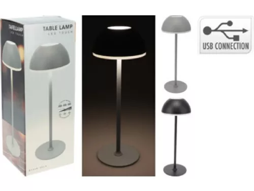 LÁMPA ASZTALI ACÉL 56 DB LED-DEL 300X100X100MM 2F.