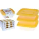 TÁROLÓ DOBOZ SZETT 3DB-OS 990ML