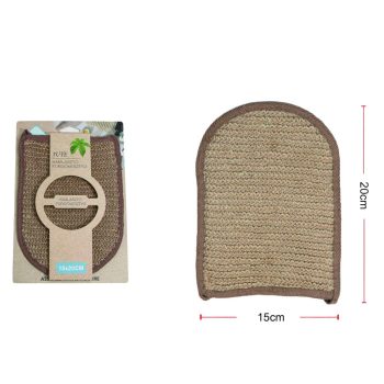 FÜRDŐKESZTYŰ JUTA 20X15CM