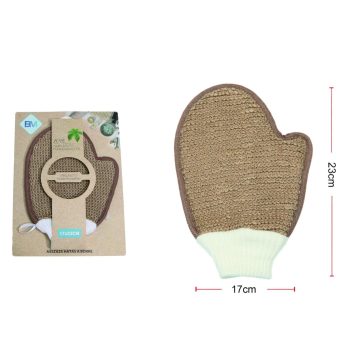 FÜRDŐKESZTYŰ JUTA 22X17CM