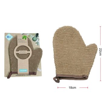 FÜRDŐKESZTYŰ JUTA 22X18CM