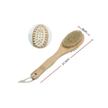 HÁTMOSÓ KEFE FA NYELŰ 31,5X8CM