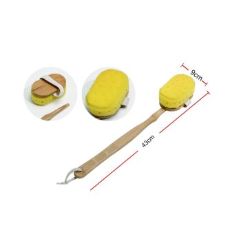 HÁTMOSÓ SZIVACS FA NYELŰ 43X9CM