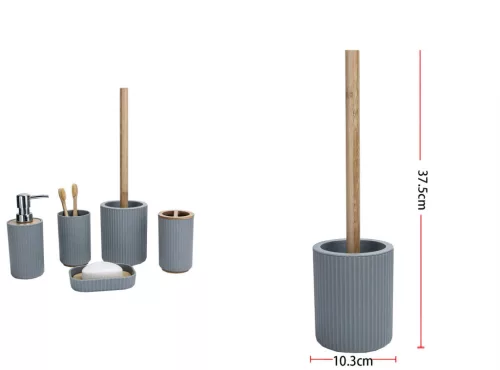 WC KEFE PP 37,5X10,3CM SZÜRKE