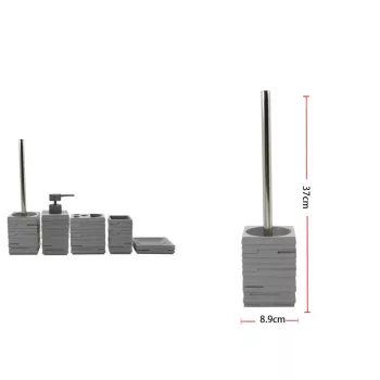 WC KEFE 37X8,9CM SZÜRKE