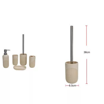 WC KEFE PP 36X8,5CM BÉZS