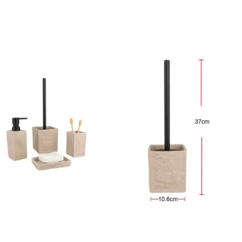 WC KEFE 37X10,6CM BÉZS