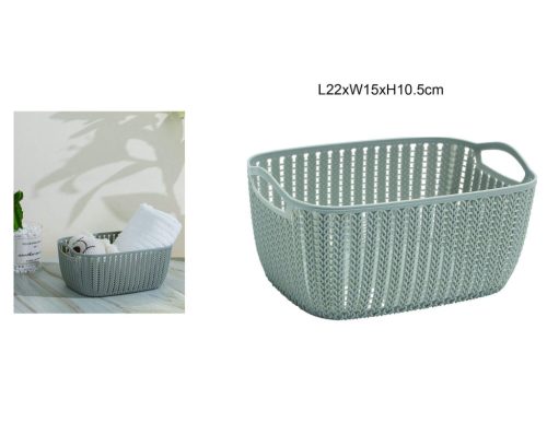 TÁROLÓKOSÁR PP 22CMX15CMX10,5CM