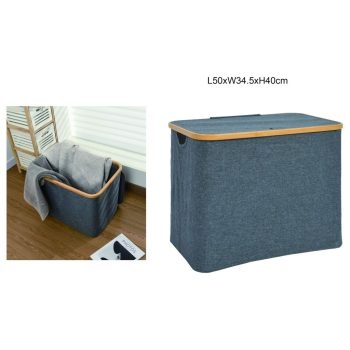 TÁROLÓKOSÁR BAMBUSZ 50CMX34,5CMX40CM