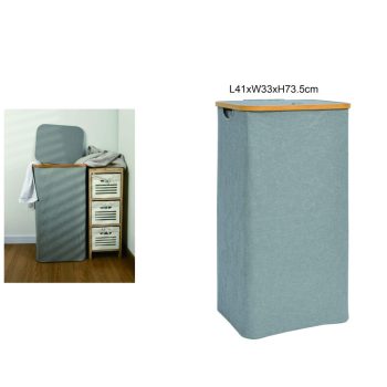 TÁROLÓKOSÁR BAMBUSZ 41CMX33CMX73,5CM