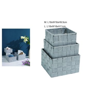 TÁROLOKOSÁR SZETT PP 3 DARABOS